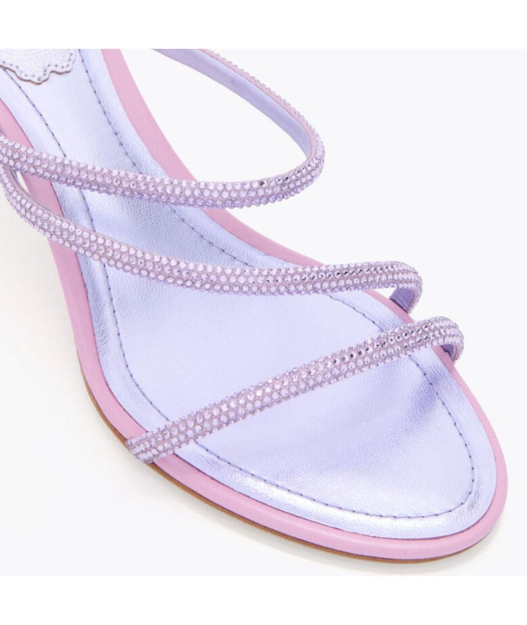 RENE CAOVILLA Фиолетовые босоножки, фото 4