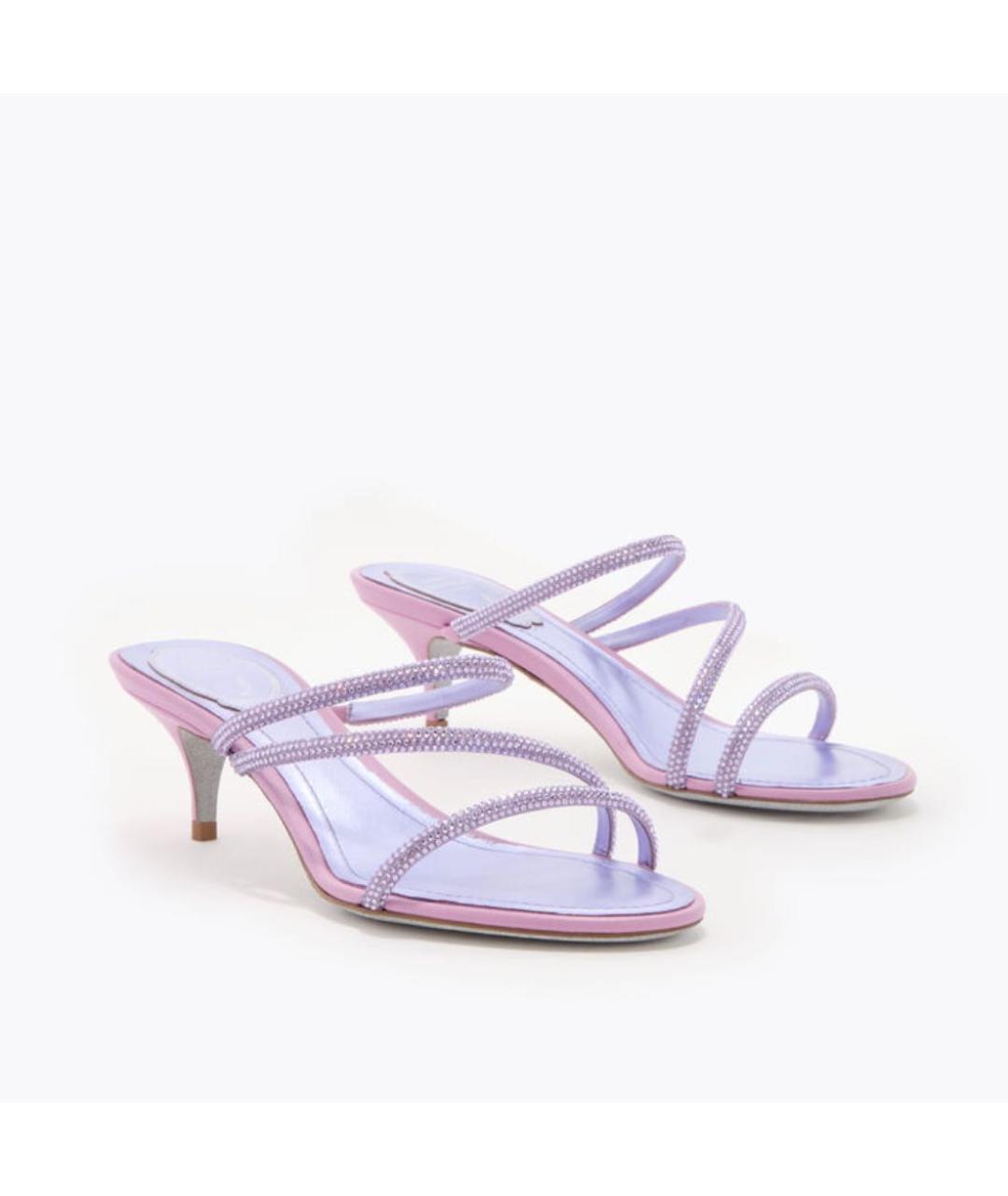 RENE CAOVILLA Фиолетовые босоножки, фото 2