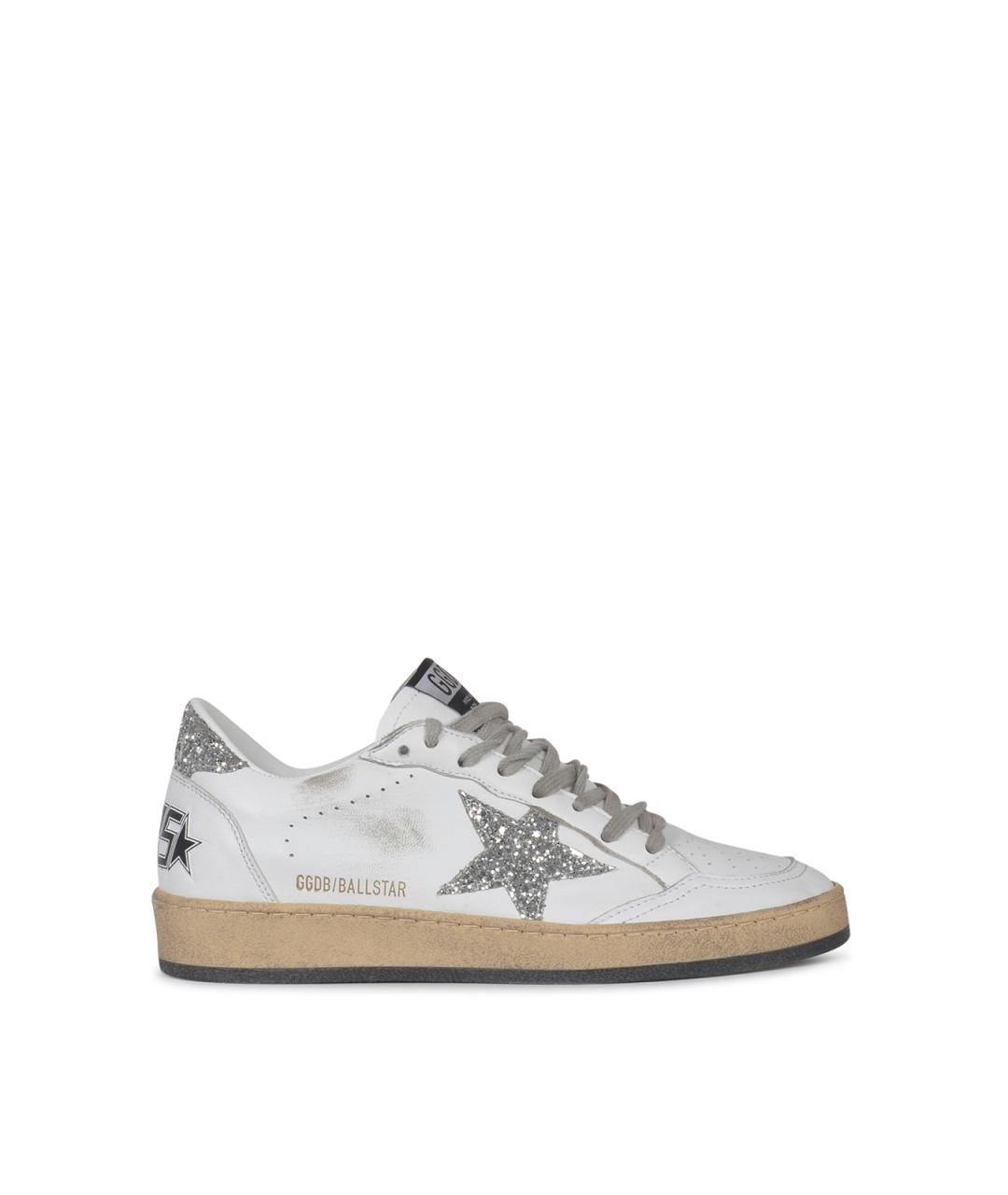 GOLDEN GOOSE DELUXE BRAND Белые кожаные кеды, фото 1