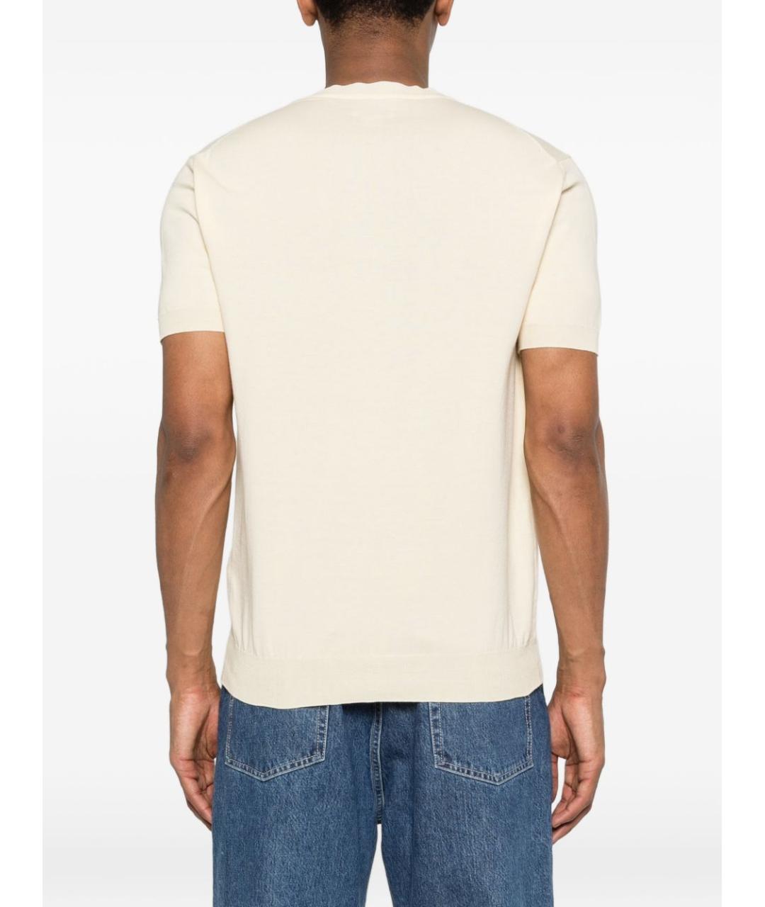 BARACUTA Бежевая футболка, фото 3