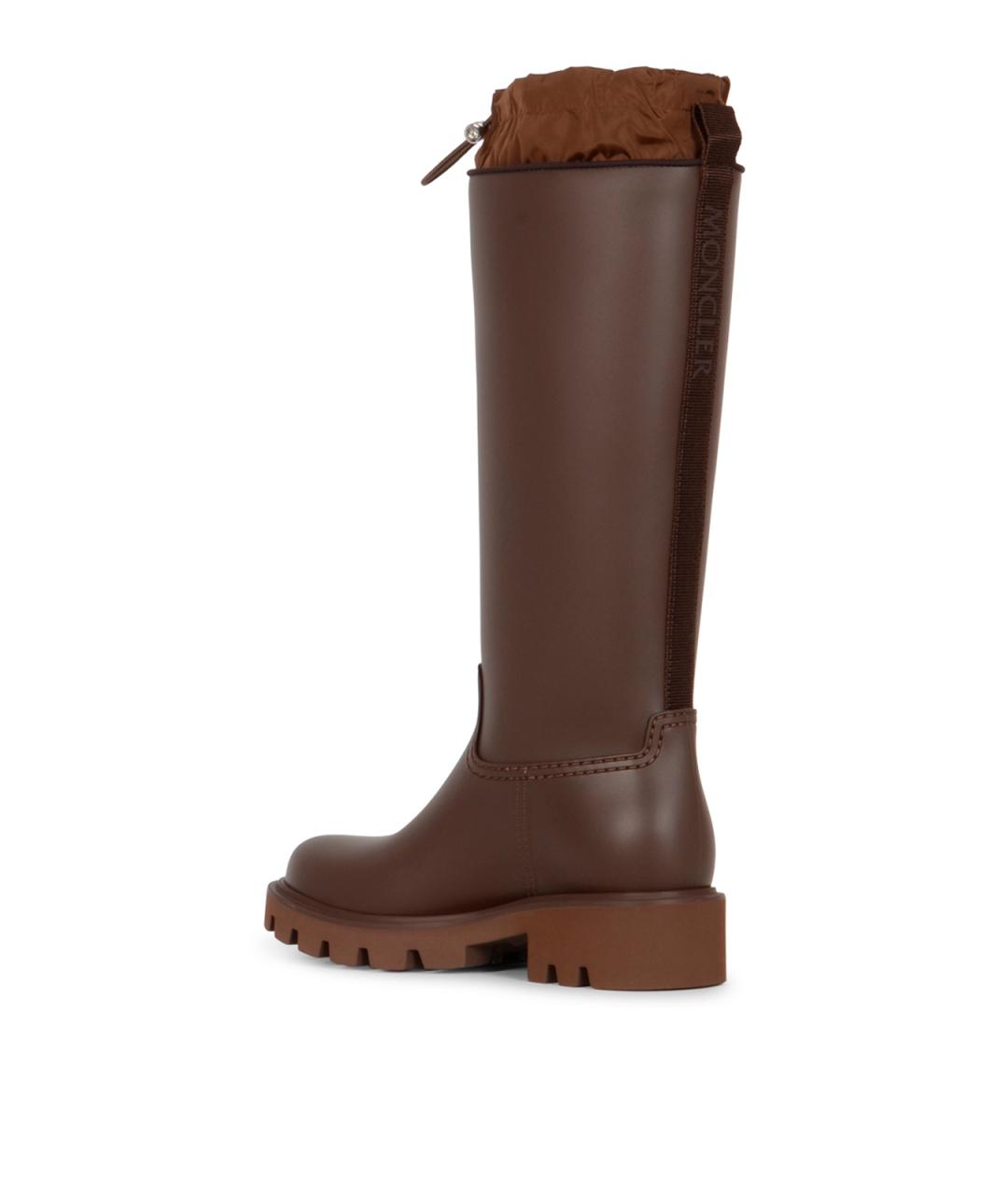 MONCLER Коричневые сапоги, фото 3