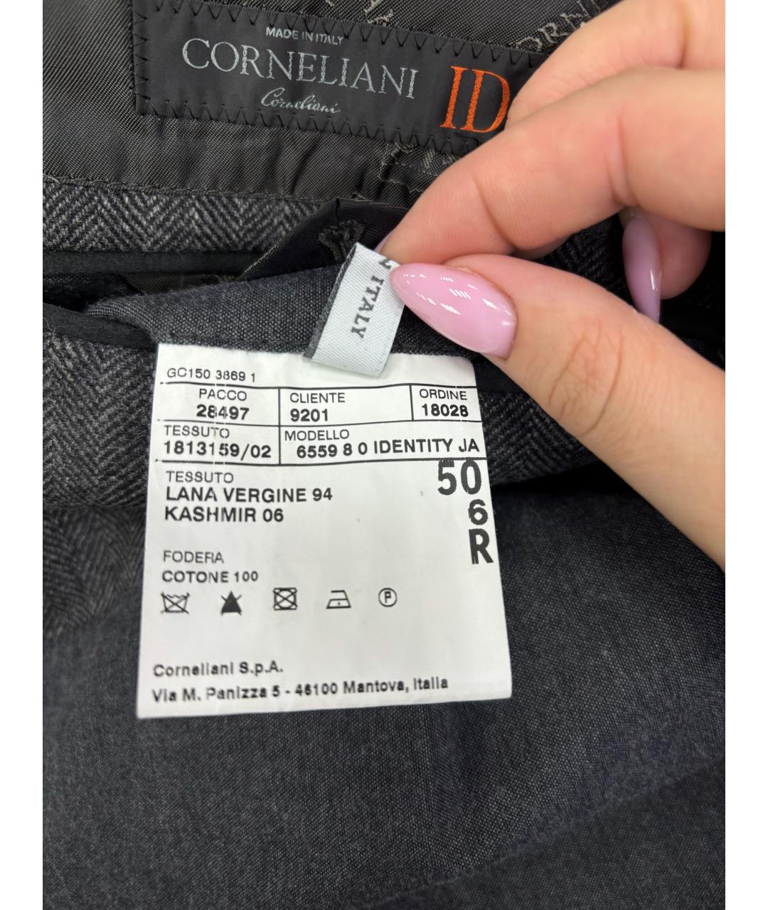 CORNELIANI Серый шерстяной пиджак, фото 7