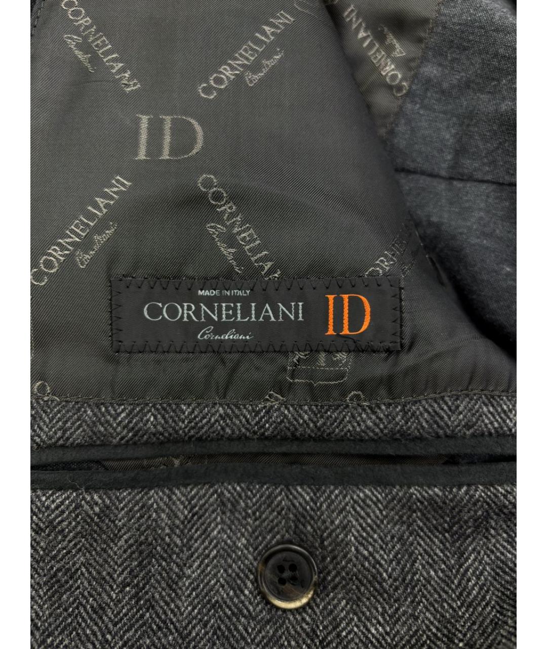 CORNELIANI Серый шерстяной пиджак, фото 4