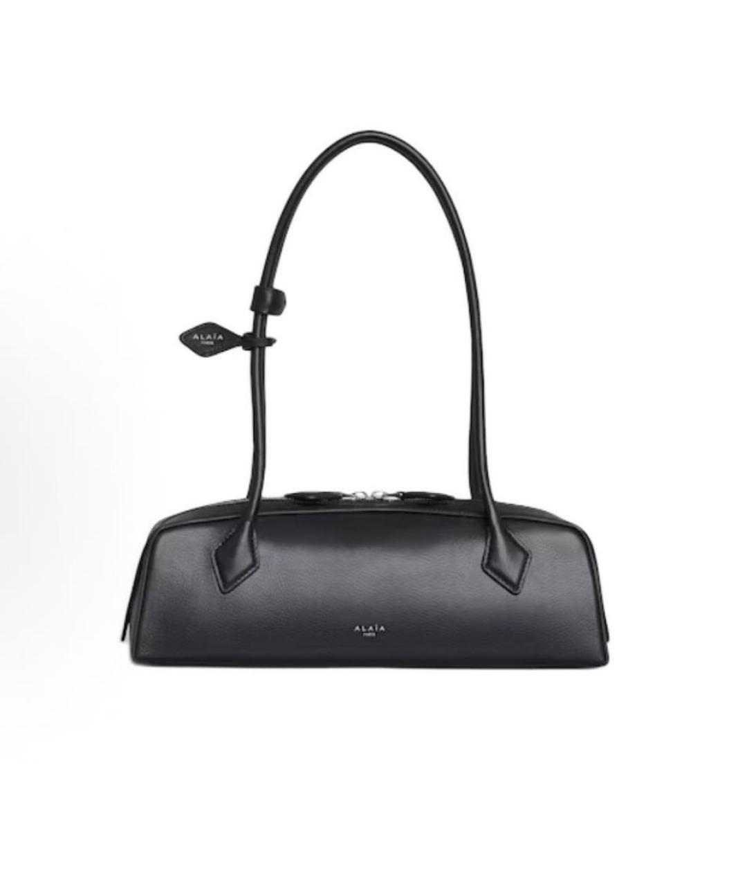 ALAIA Черная кожаная сумка через плечо, фото 8