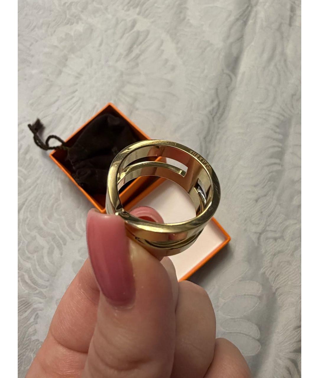 HERMES Золотой платок, фото 3