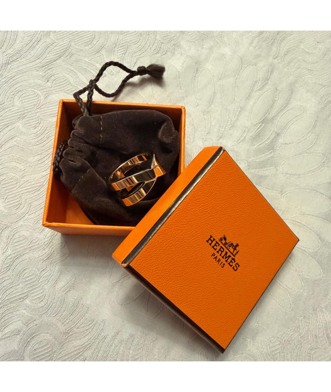 HERMES Золотой платок, фото 6