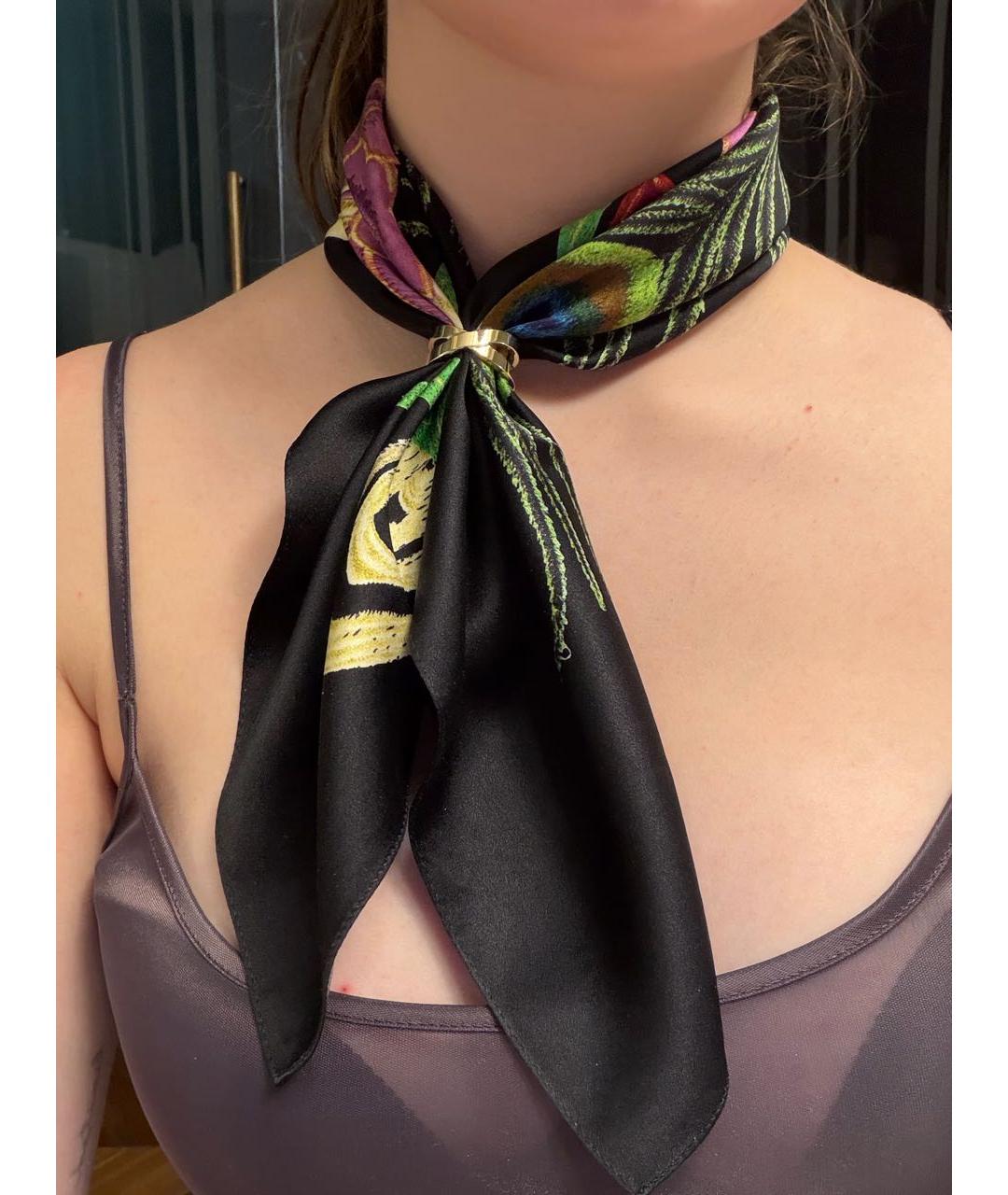 HERMES Золотой платок, фото 4