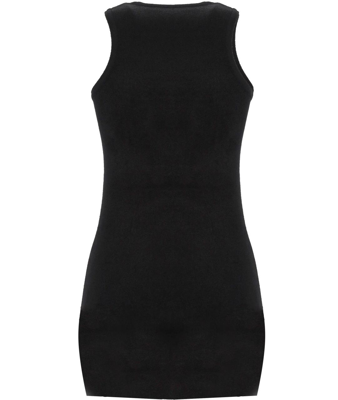 PHOEBE PHILO Черное вискозное повседневное платье, фото 3