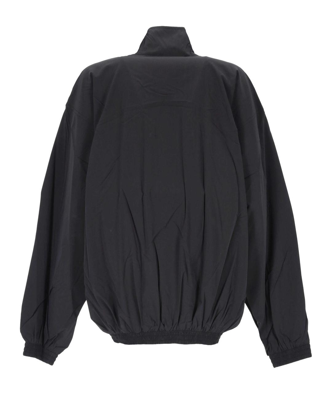 BALENCIAGA Черная полиэстеровая куртка, фото 3