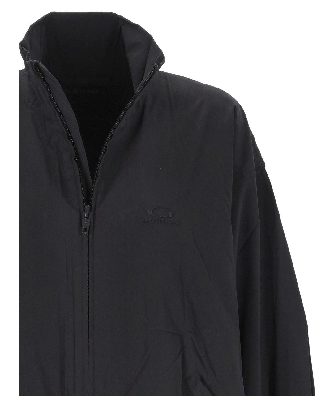 BALENCIAGA Черная полиэстеровая куртка, фото 2