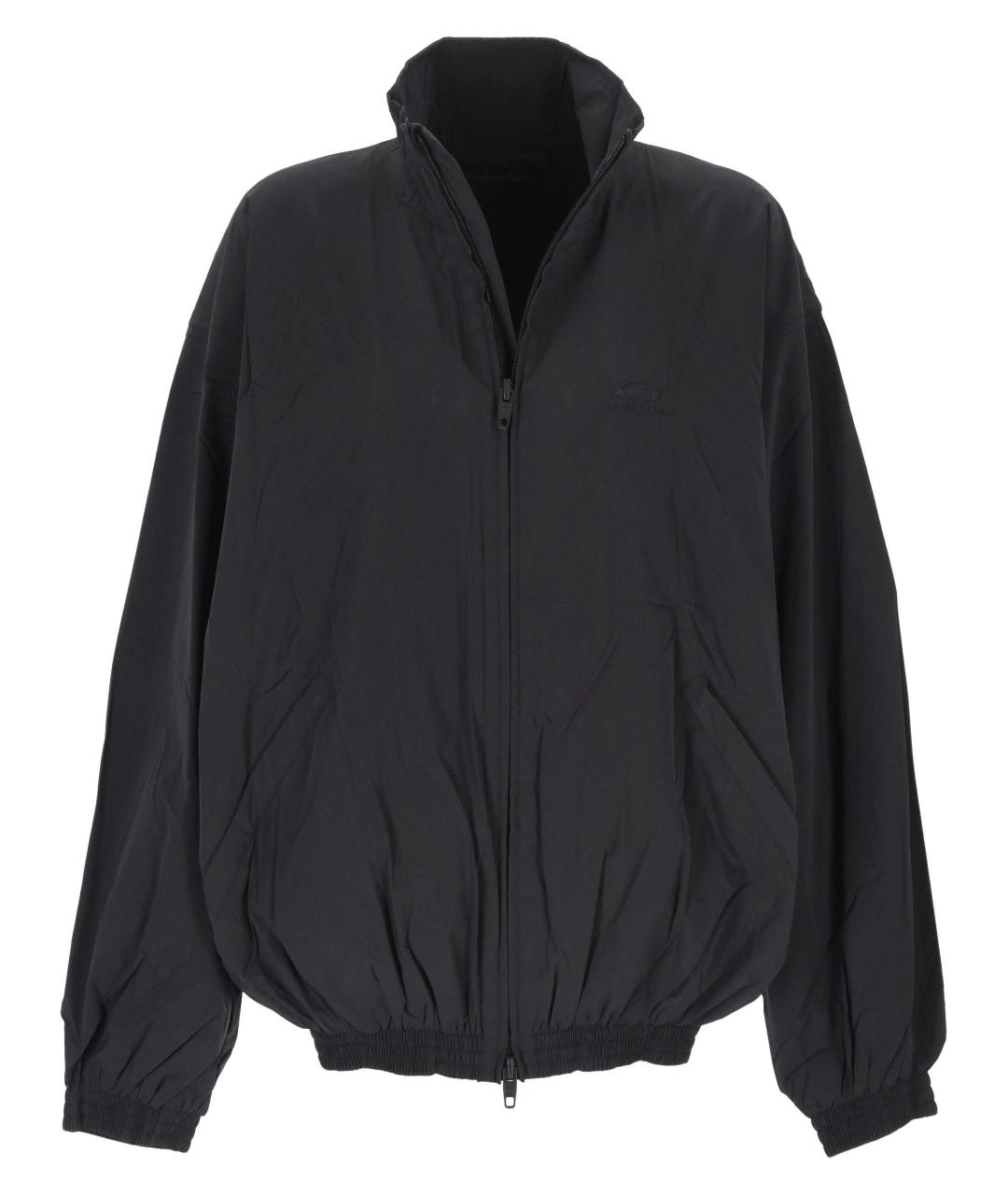 BALENCIAGA Черная полиэстеровая куртка, фото 1