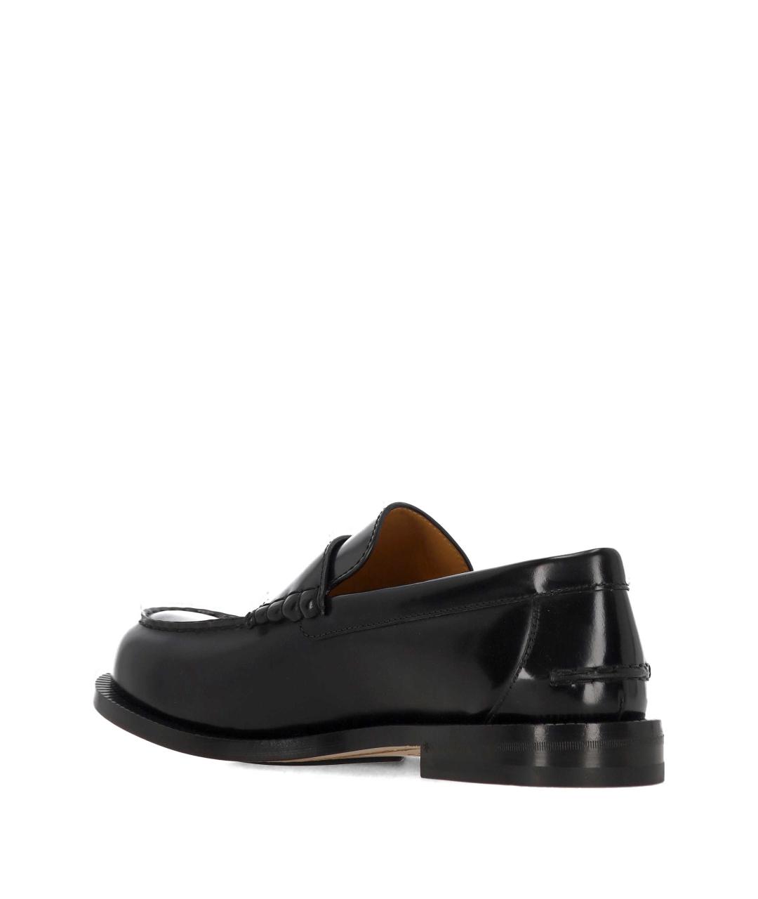 GUCCI Черные кожаные лоферы, фото 3