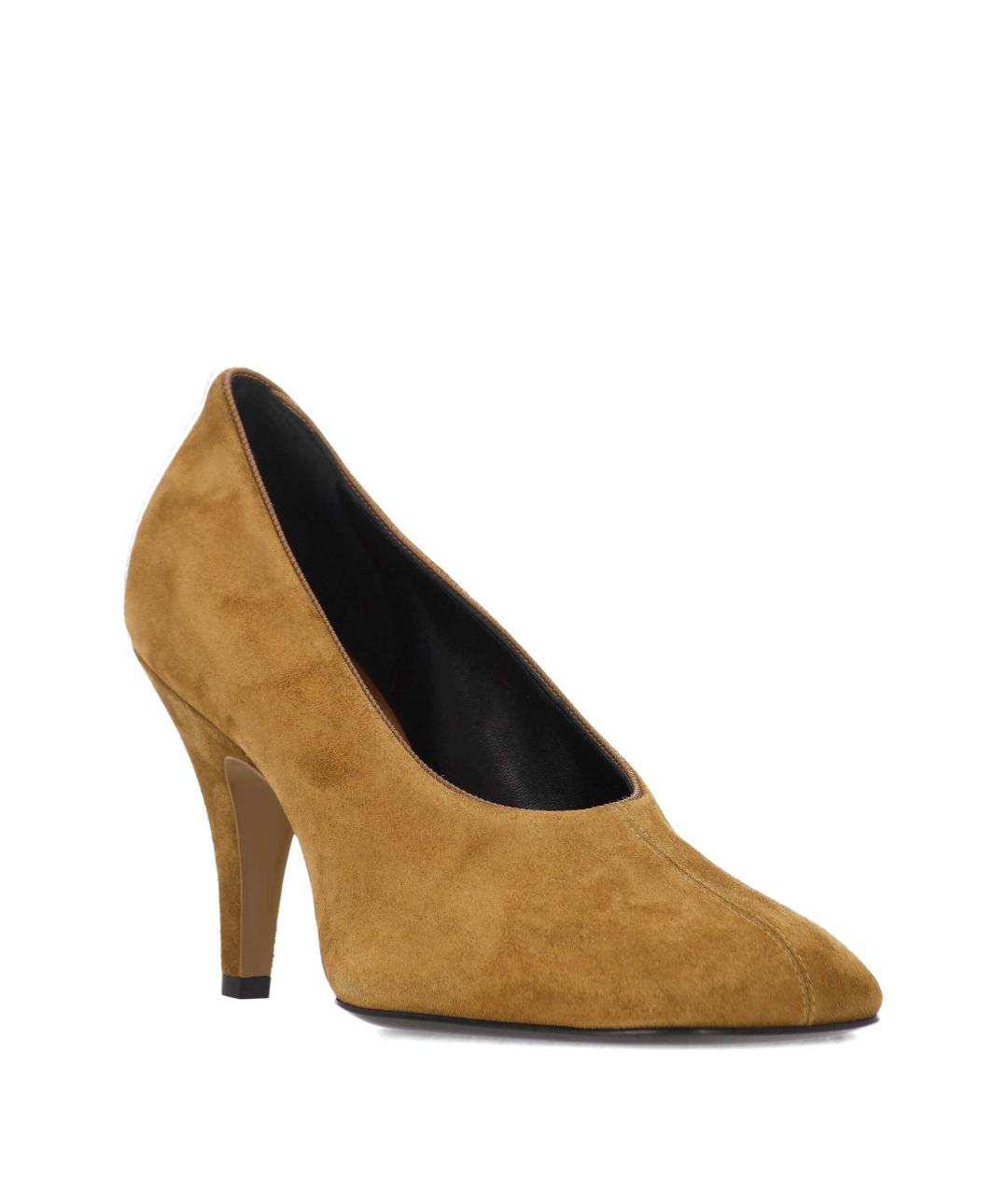 PHOEBE PHILO Коричневые замшевые туфли, фото 2