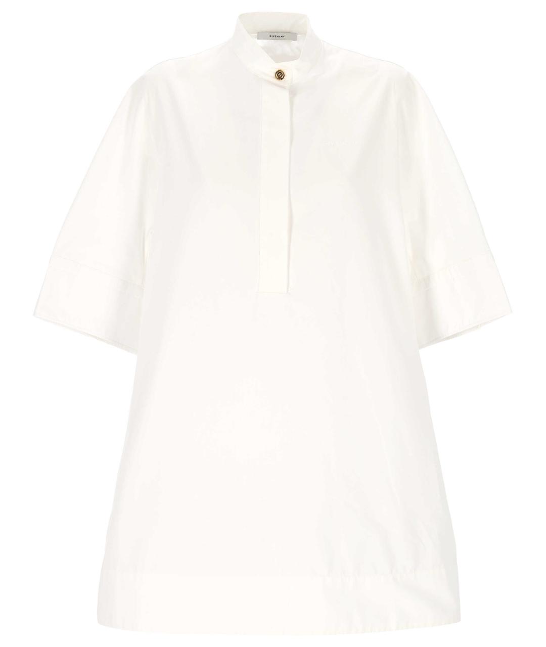 GIVENCHY Белое хлопковое повседневное платье, фото 1