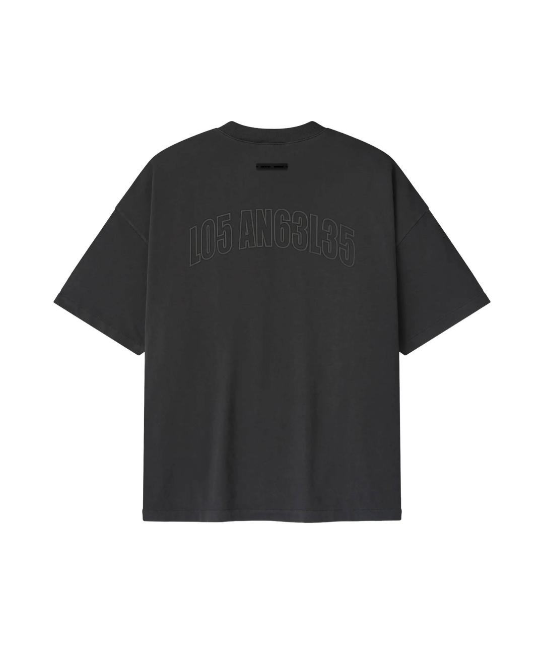 FEAR OF GOD ESSENTIALS Черная хлопковая футболка, фото 3