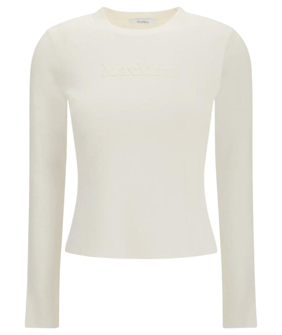 MAX MARA Бежевый шерстяной джемпер / свитер, фото 1