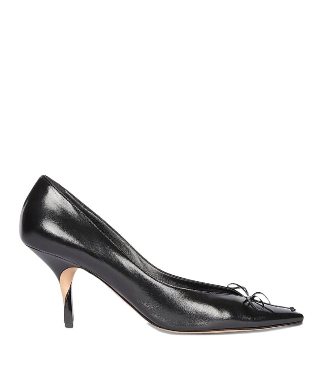 JACQUEMUS Черные кожаные туфли, фото 1