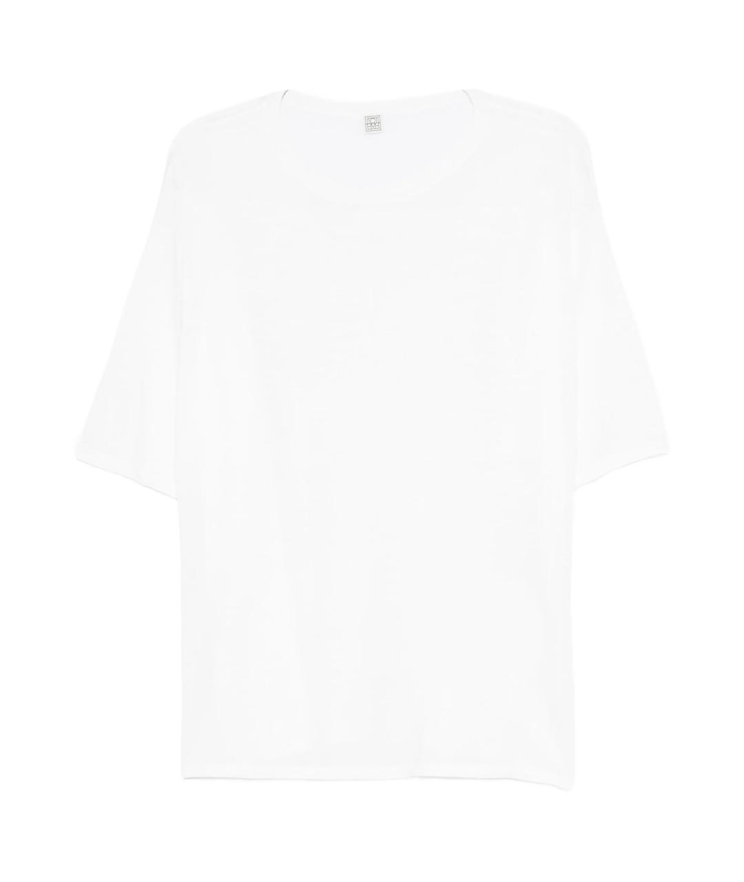 TOTEME Белый шерстяной джемпер / свитер, фото 1