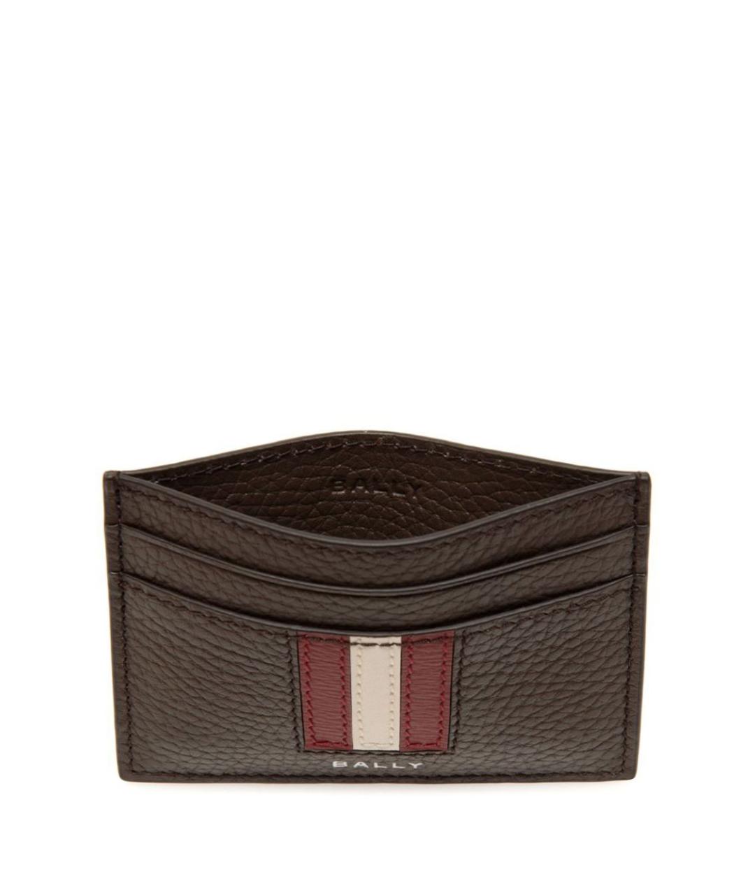 BALLY Коричневый кожаный кардхолдер, фото 2