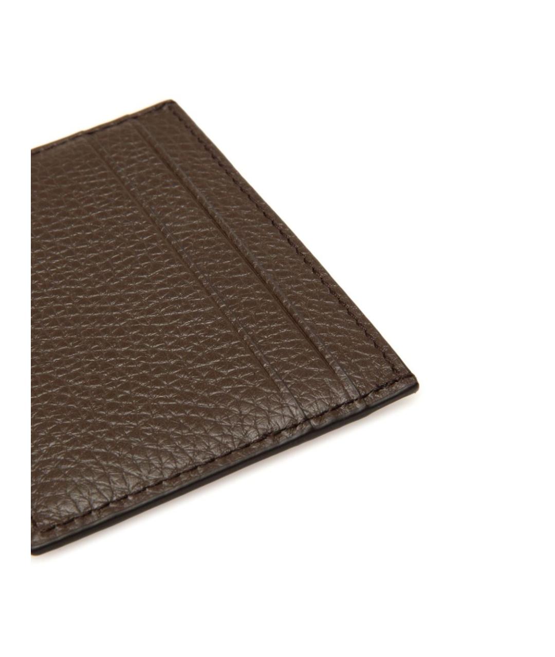 BALLY Коричневый кожаный кардхолдер, фото 5