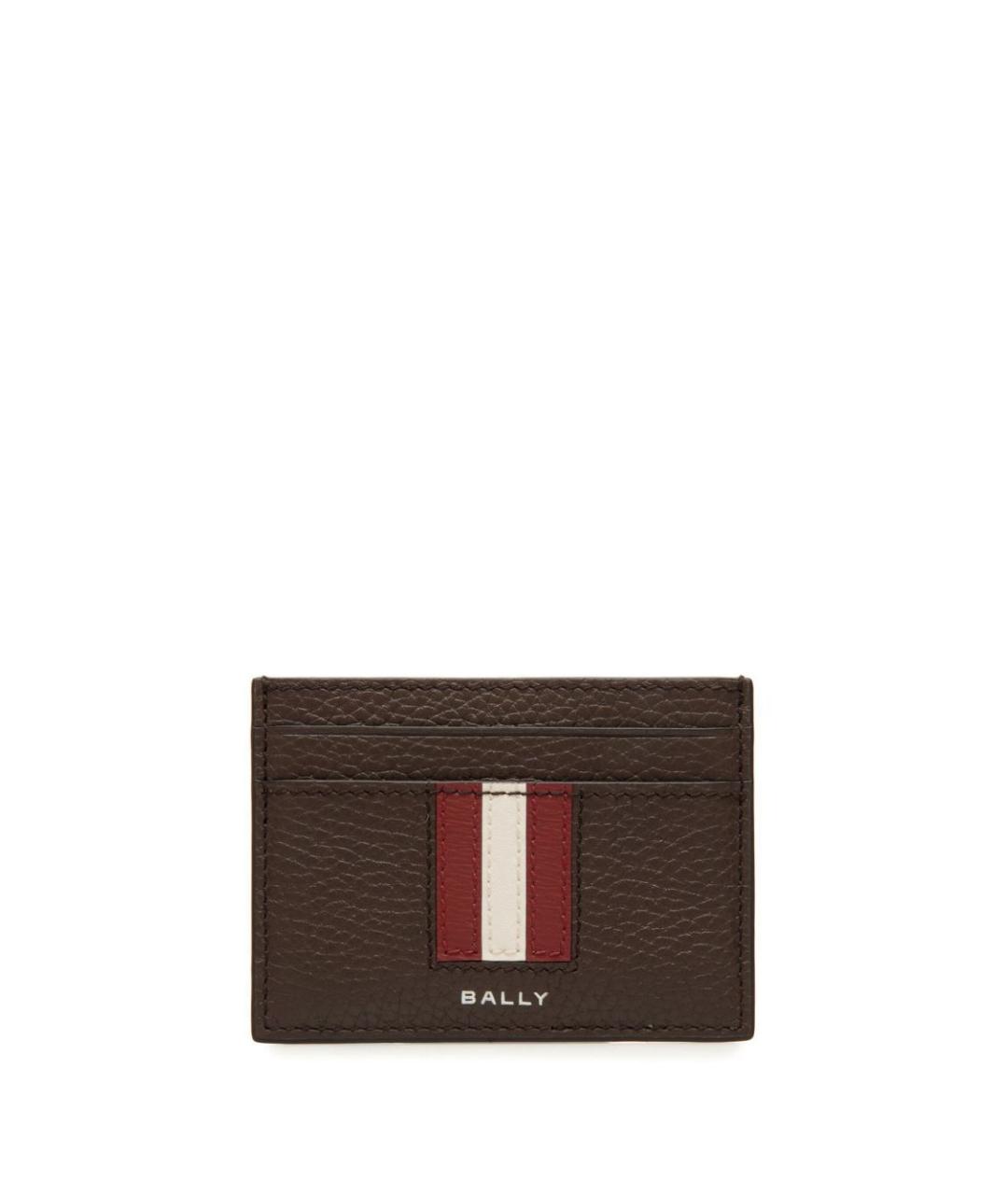 BALLY Коричневый кожаный кардхолдер, фото 1