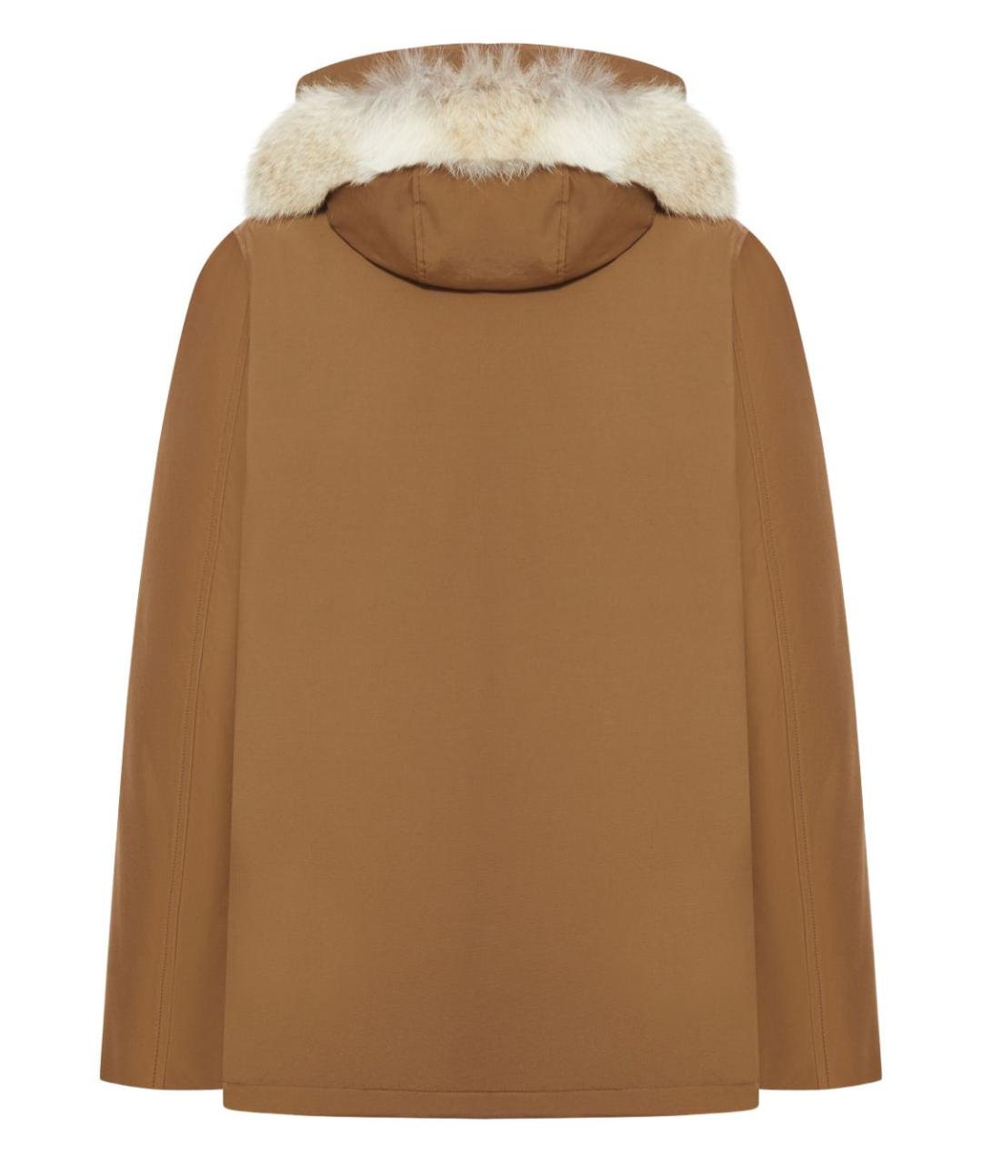 WOOLRICH Коричневая хлопковая парка, фото 3