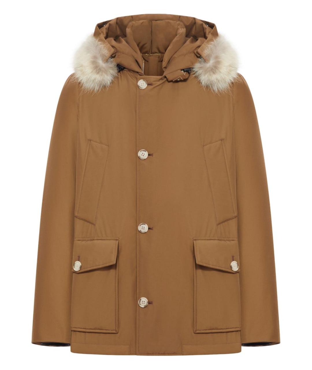 WOOLRICH Коричневая хлопковая парка, фото 1