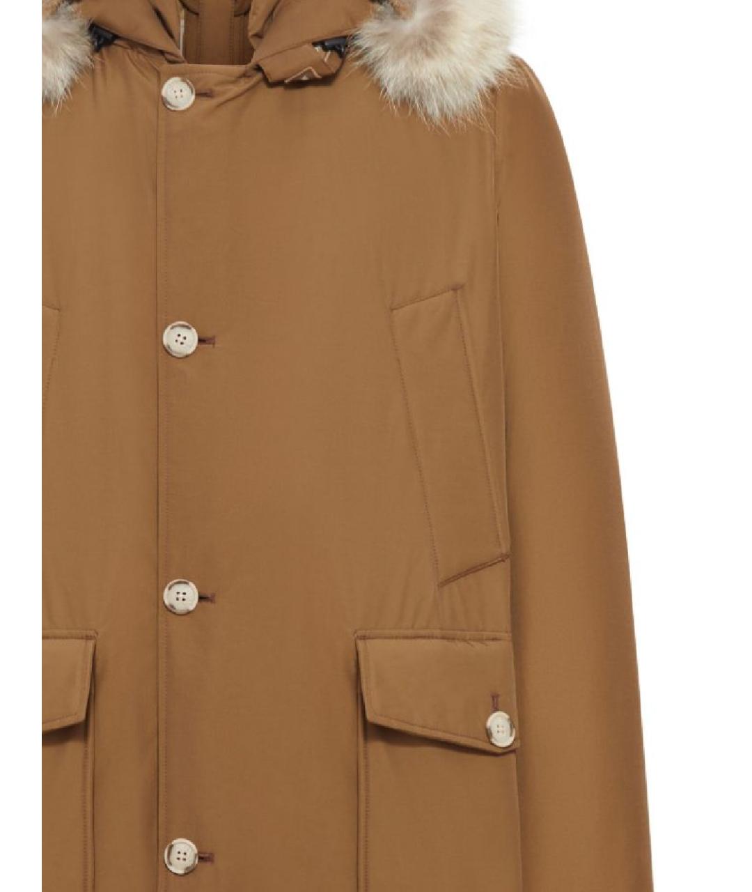 WOOLRICH Коричневая хлопковая парка, фото 2