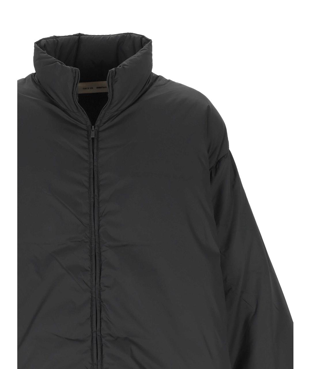FEAR OF GOD ESSENTIALS Черная полиамидовая куртка, фото 2