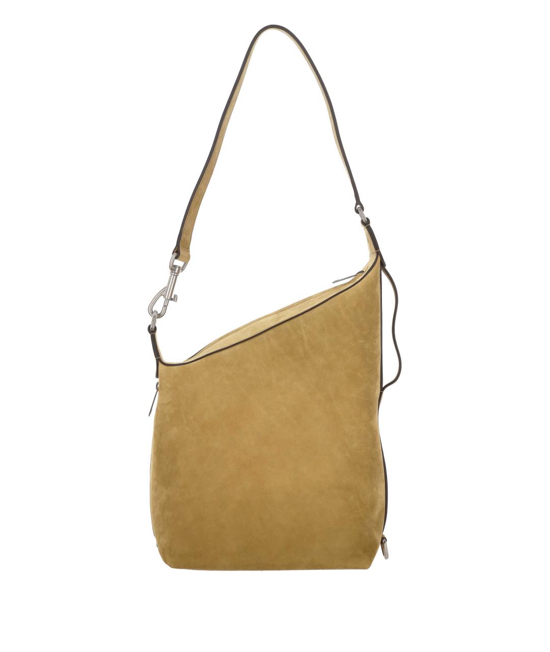 TOD'S Бежевая кожаная сумка через плечо, фото 3