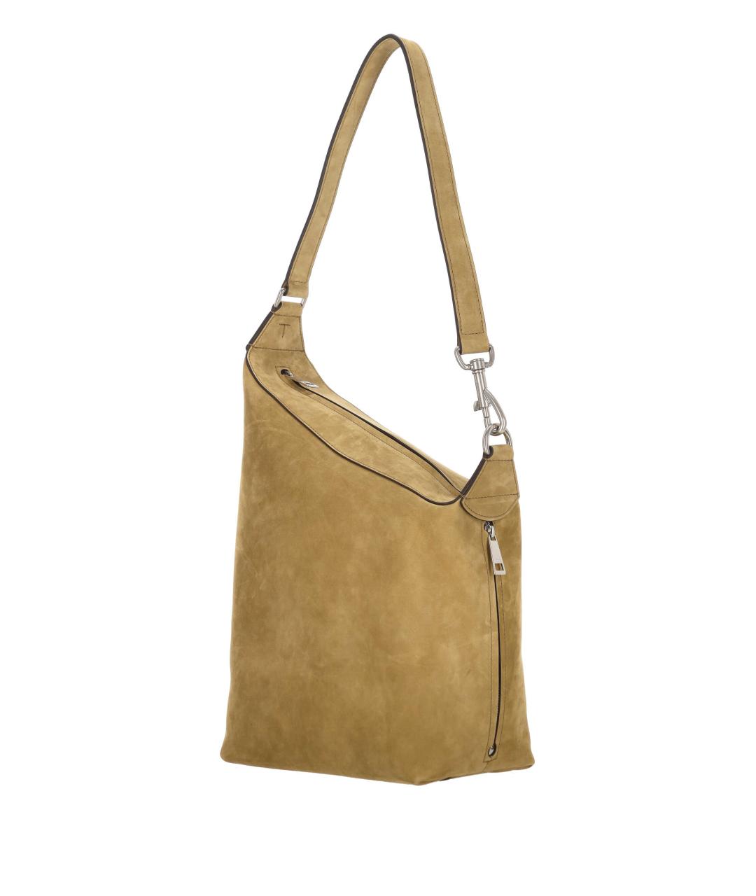 TOD'S Бежевая кожаная сумка через плечо, фото 2