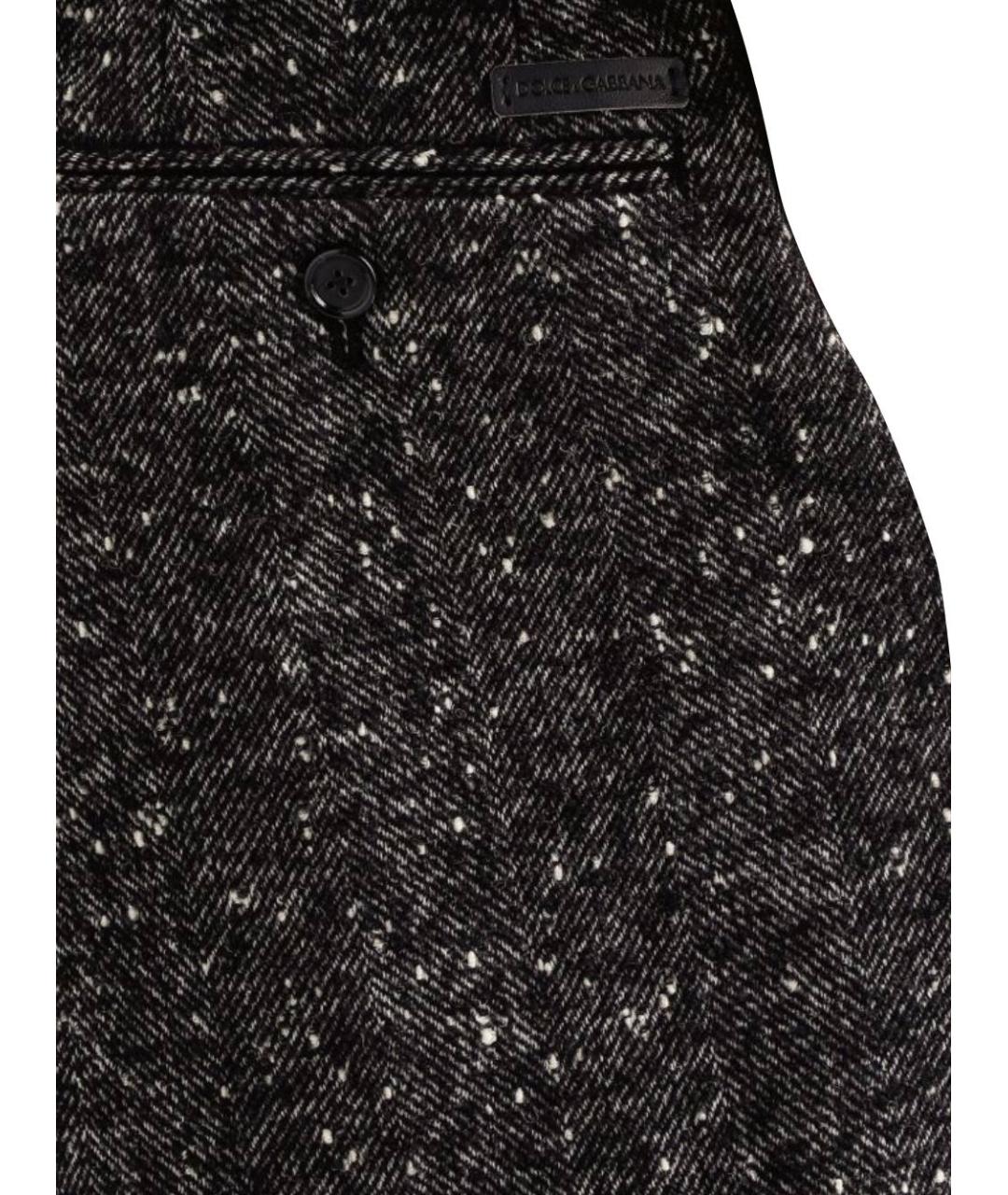 DOLCE&GABBANA Полиэстеровые повседневные брюки, фото 3