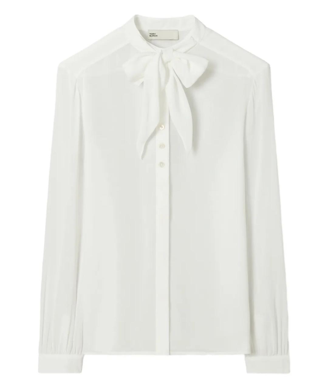 TORY BURCH Белая вискозная рубашка, фото 1