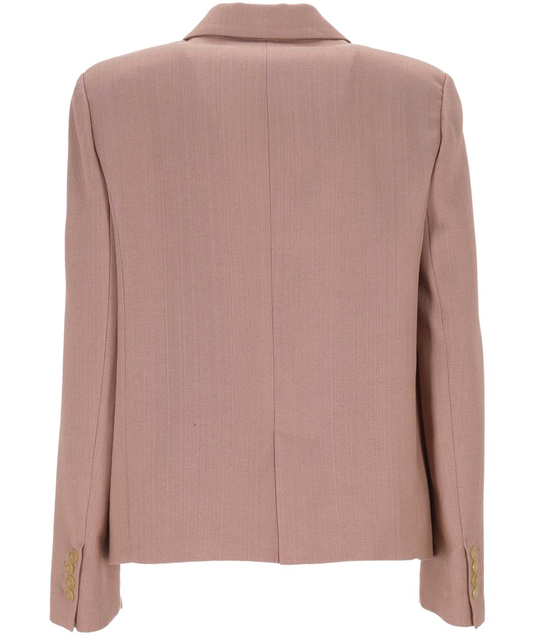 FORTE FORTE Розовый вискозный жакет/пиджак, фото 3