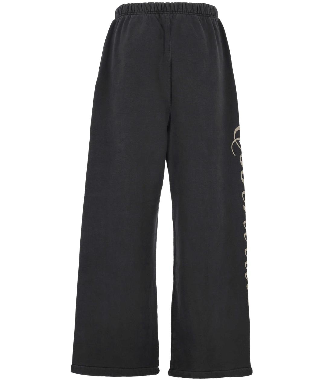 FEAR OF GOD ESSENTIALS Черные хлопковые повседневные брюки, фото 3