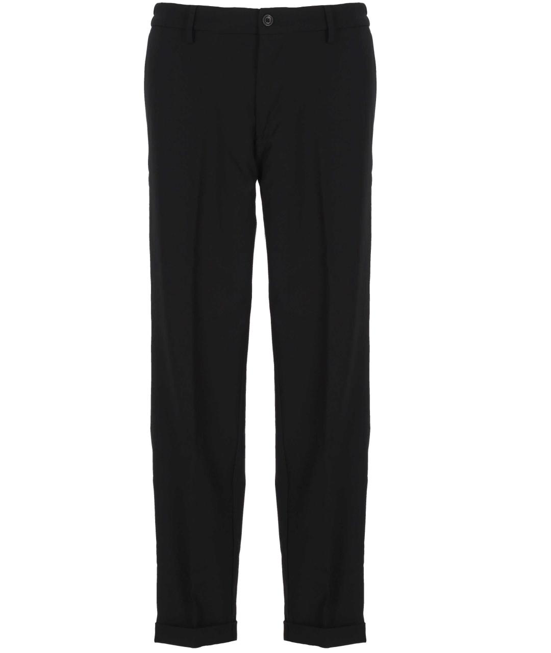 RE-HASH Черные хлопковые повседневные брюки, фото 1