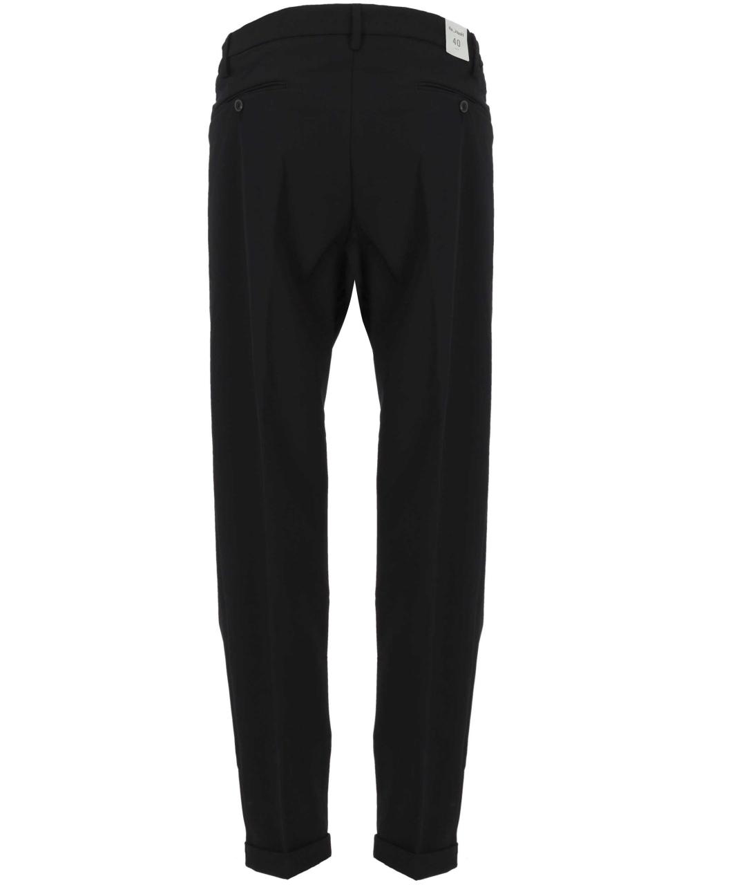 RE-HASH Черные хлопковые повседневные брюки, фото 3