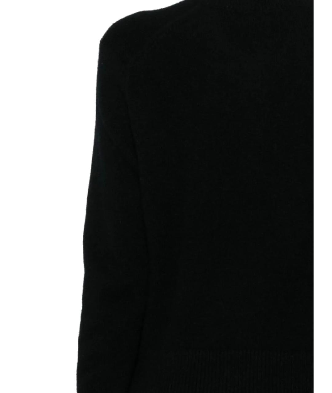 MAISON KITSUNE Черный шерстяной кардиган, фото 3