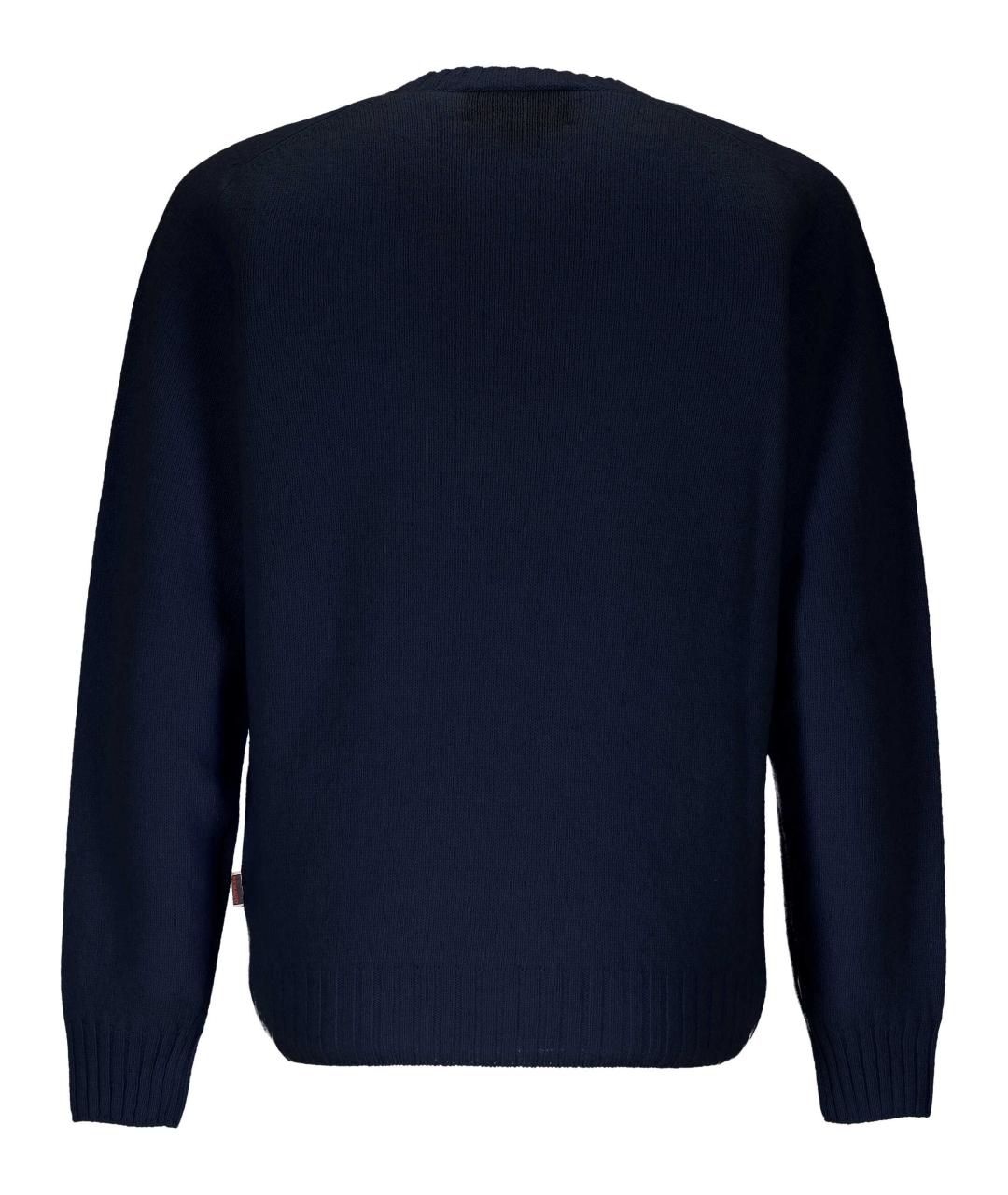 SEBAGO Синий шерстяной джемпер / свитер, фото 3