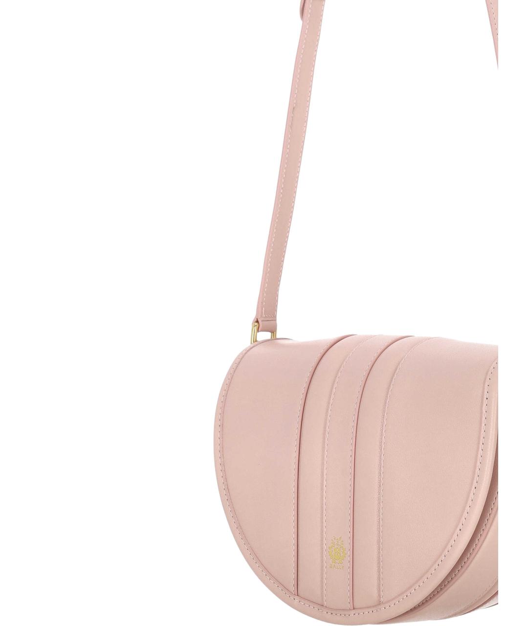 BALLY Розовая кожаная сумка через плечо, фото 4