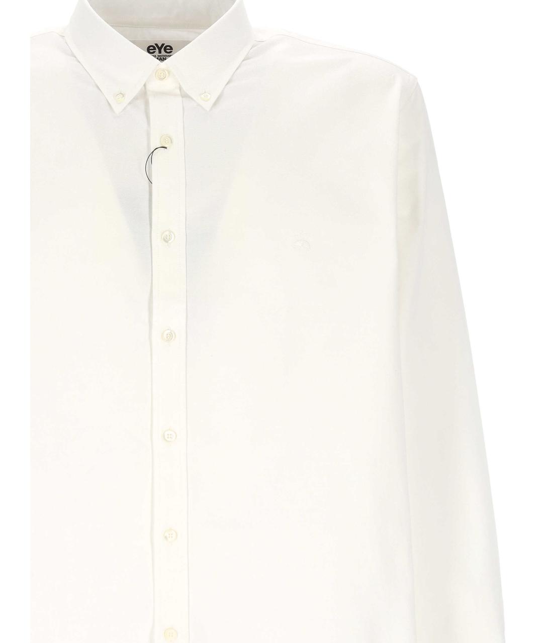 JUNYA WATANABE Белая хлопковая кэжуал рубашка, фото 2