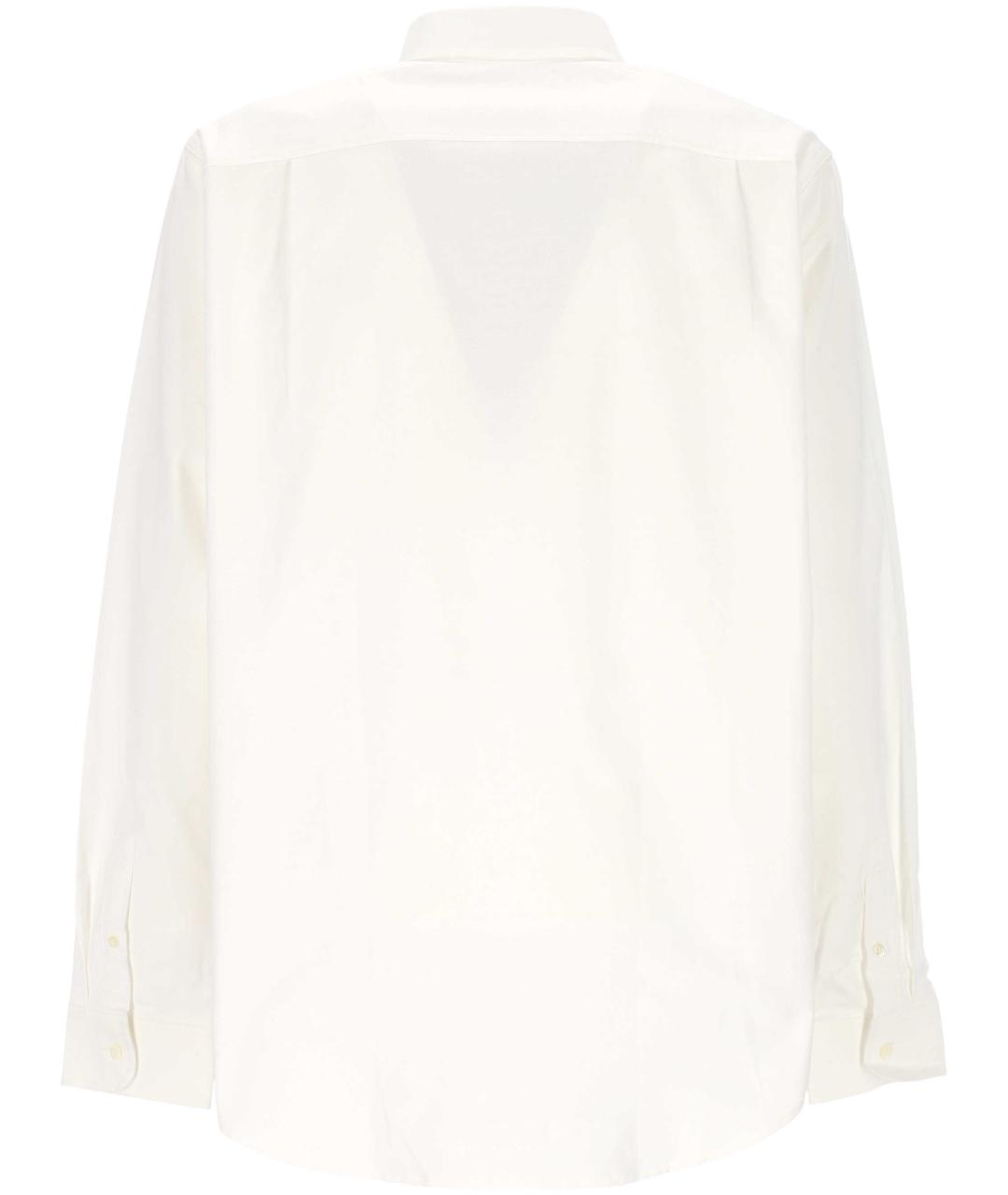 JUNYA WATANABE Белая хлопковая кэжуал рубашка, фото 3