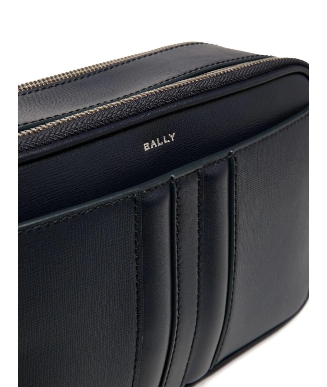 BALLY Черная кожаная сумка на плечо, фото 5