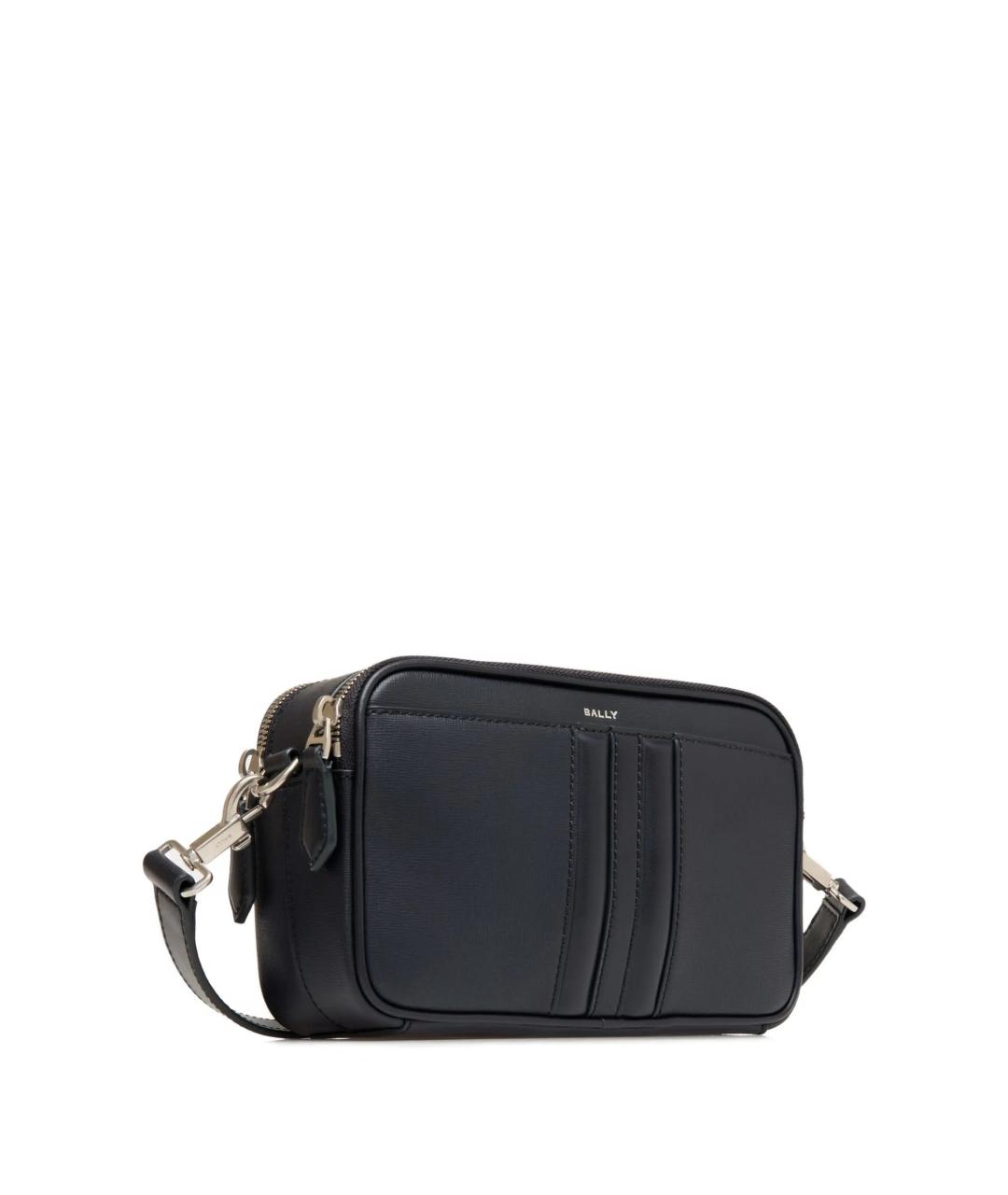 BALLY Черная кожаная сумка на плечо, фото 2