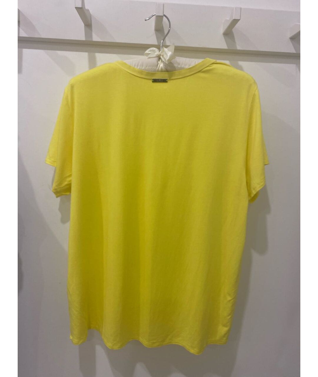 LIU JO Желтая вискозная футболка, фото 2