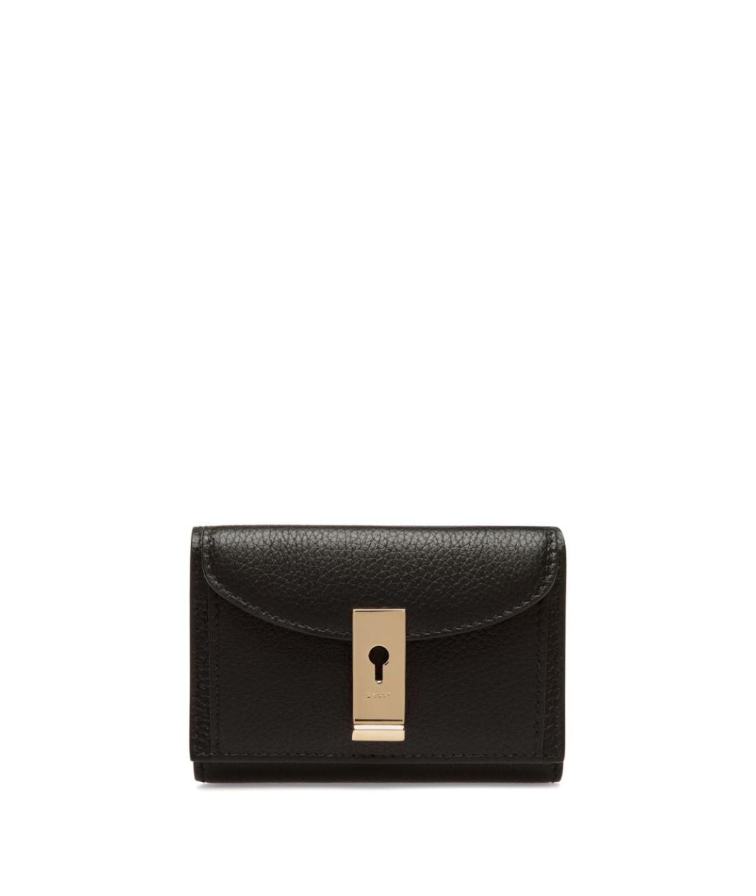 BALLY Черный кожаный кошелек, фото 1