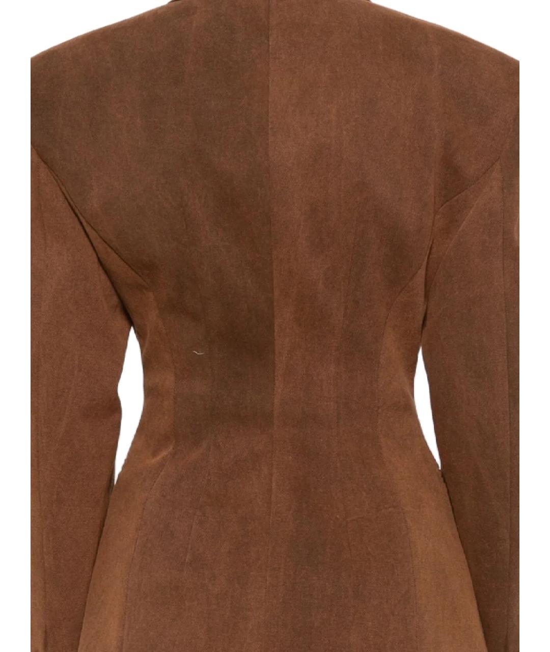 THE ANDAMANE Коричневый жакет/пиджак, фото 3