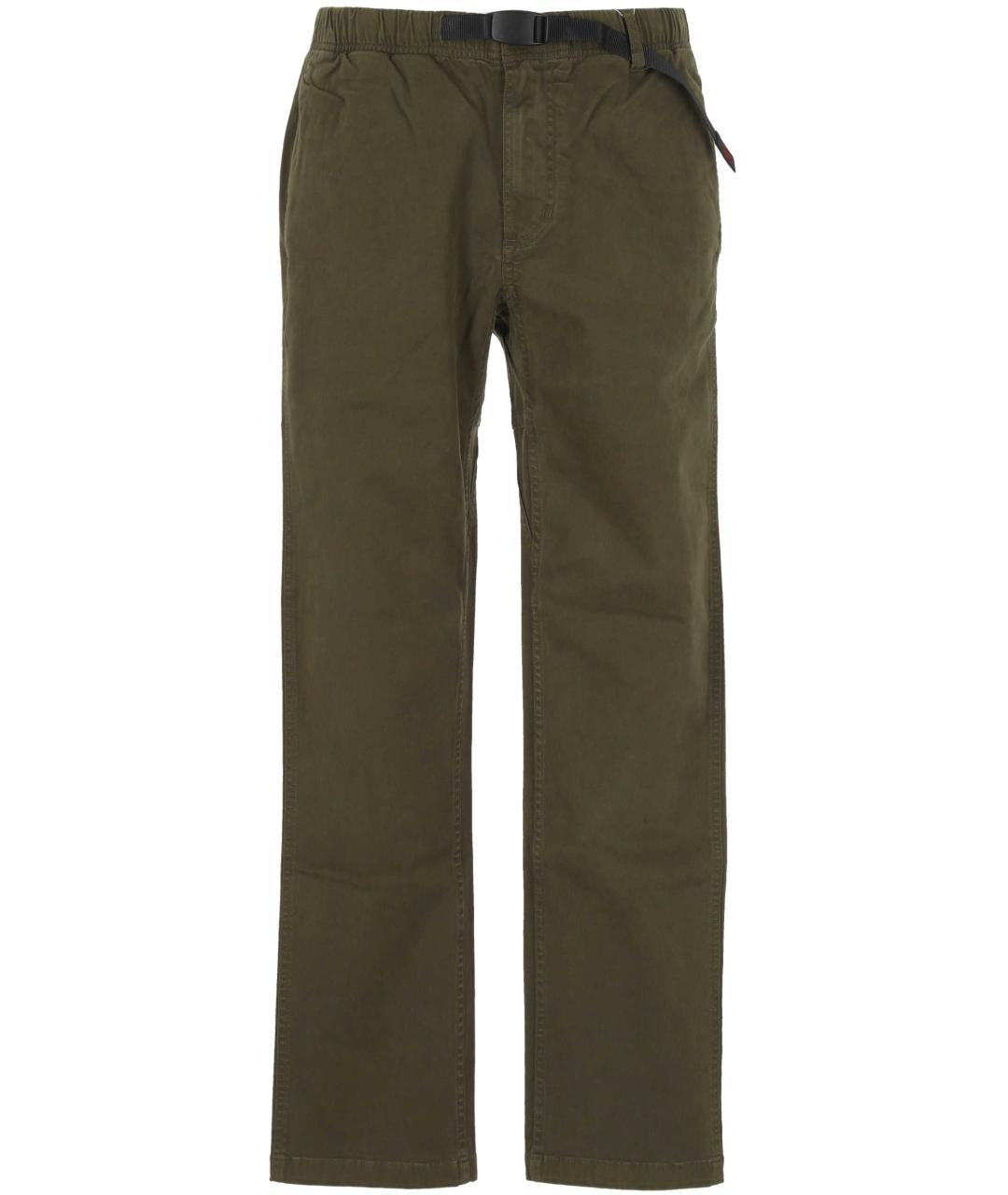 GRAMICCI Зеленые хлопковые повседневные брюки, фото 1