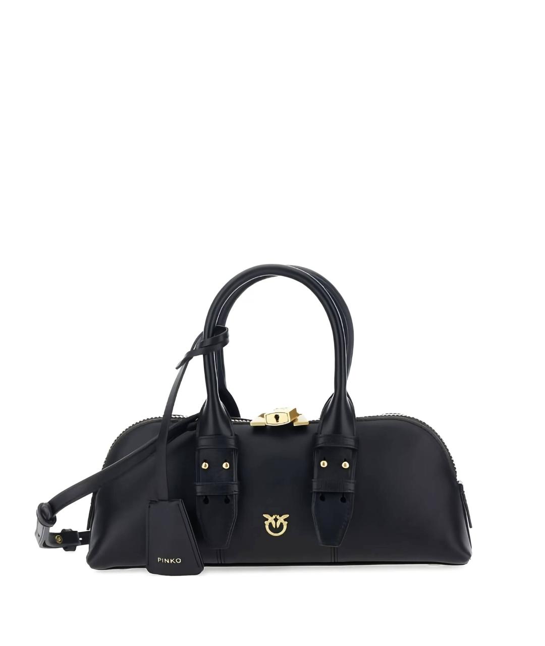 PINKO Черная сумка с короткими ручками, фото 1