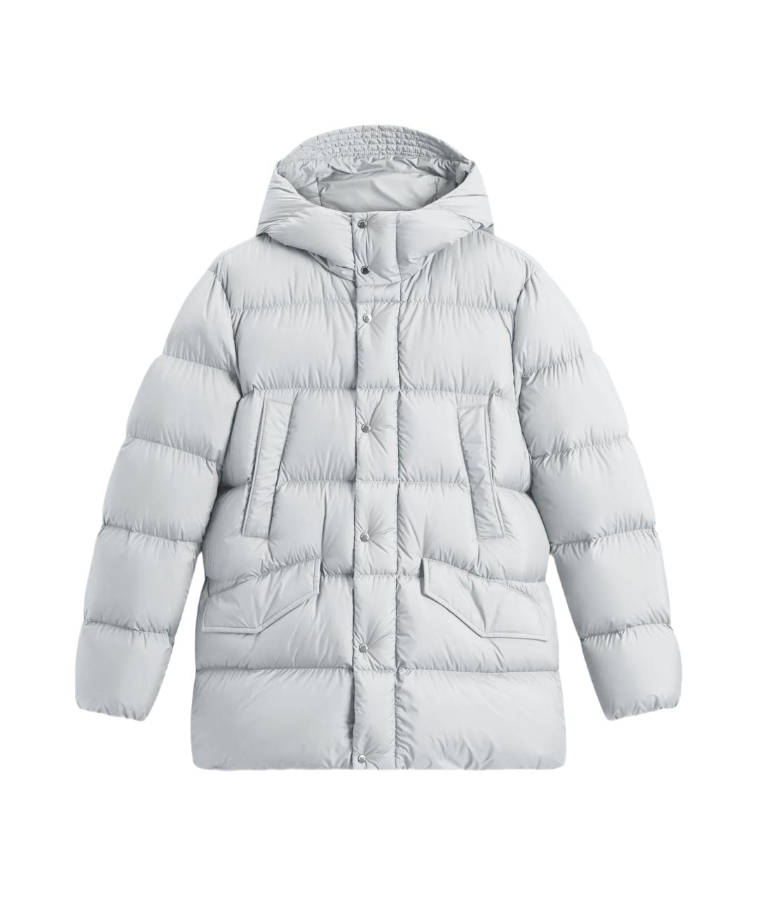 WOOLRICH Серый полиэстеровый пуховик, фото 1